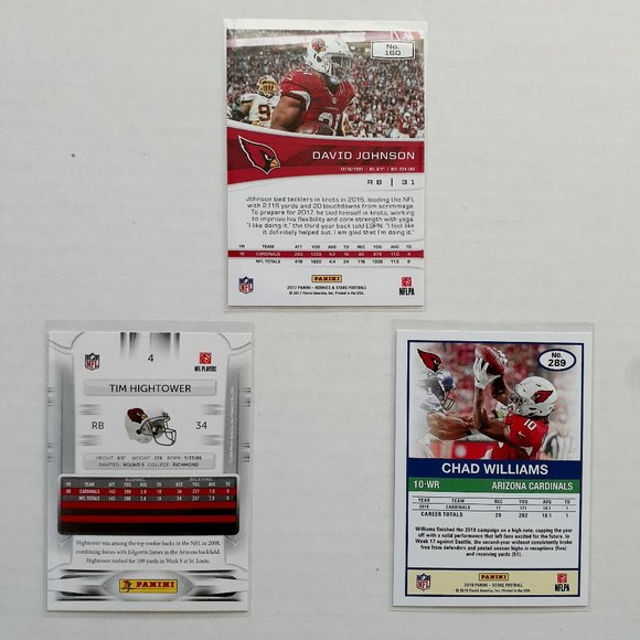 Arizona Cardinals 9 Player Card Lot - FTBL [1_5] - Picture 8 of 8